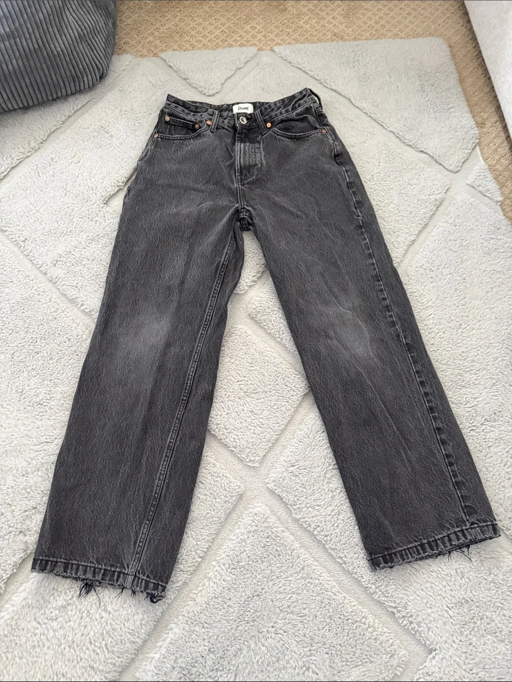 Men's Black Baggy Denim Pant